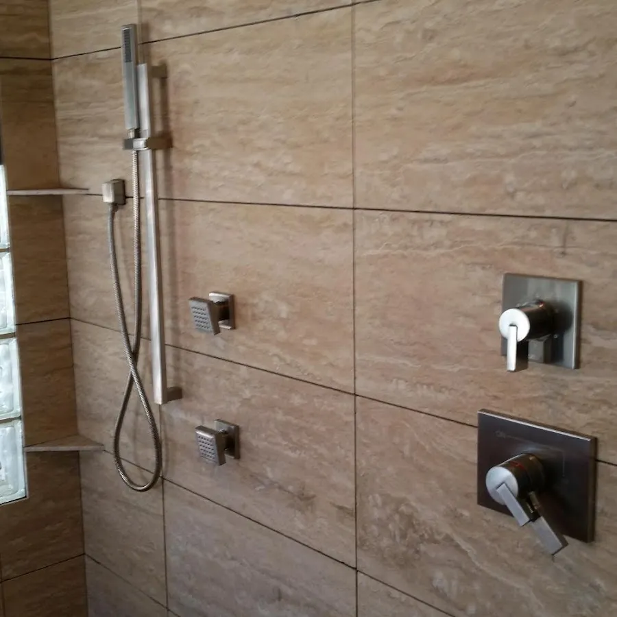 Shower fixture installation for Water Heater Installation in Mitchellville